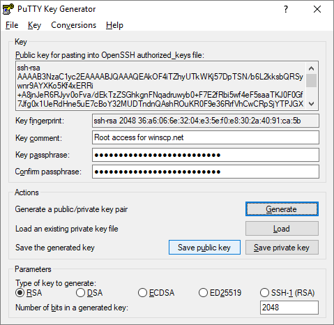 Generate Private And Public Key Pair